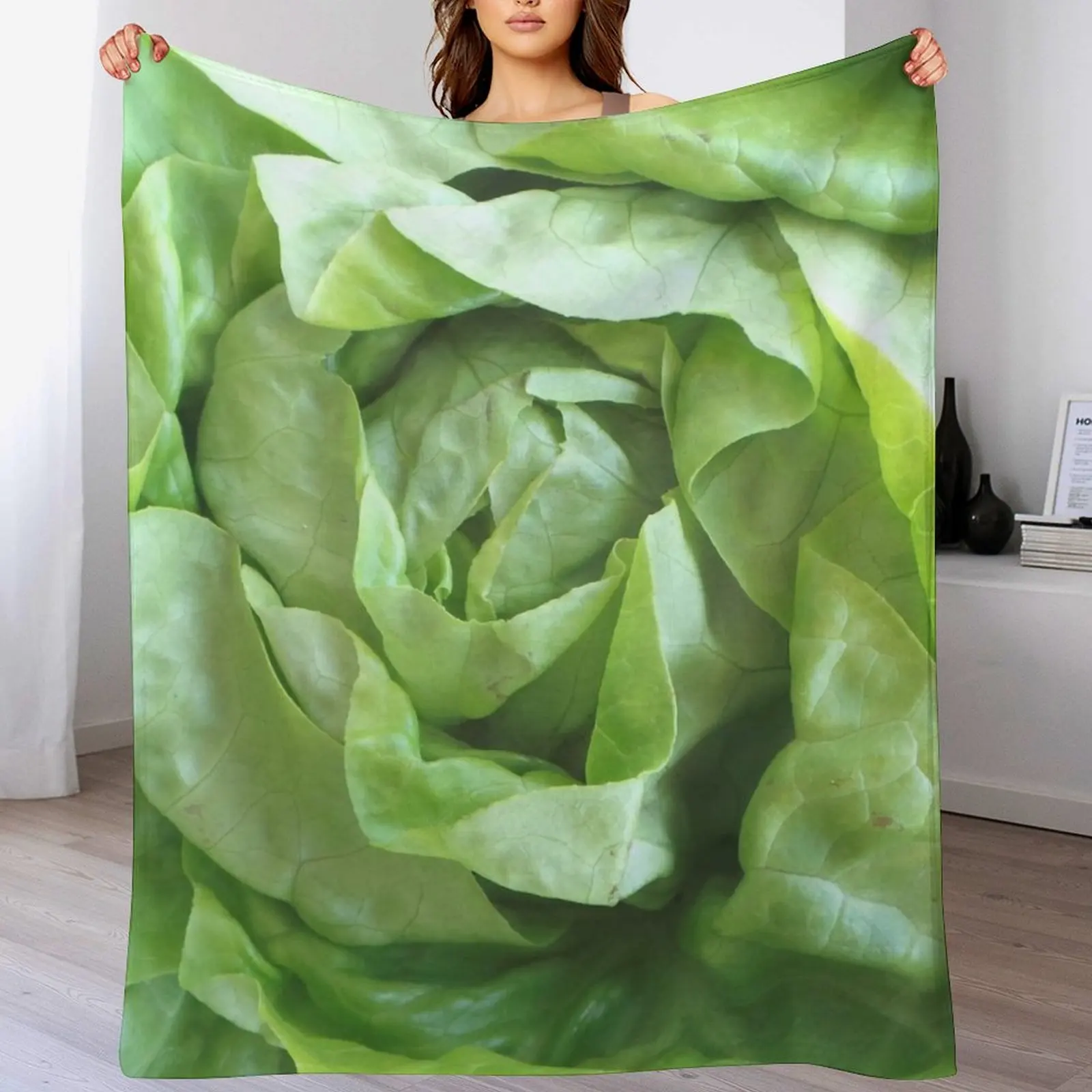 

Lettuce Throw Blanket Cute Decorative Sofas Bed linens bed plaid Blankets