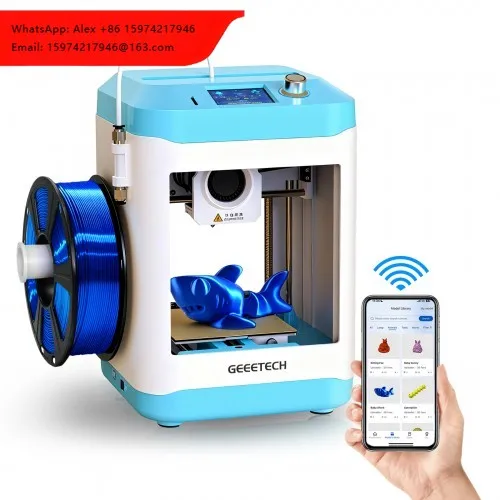 Geeetech EU Warehouse M1S Mini 3D FDM Printer Fully Assembled Mini 3D Printer For Kids And Beginners WiFi 3D Home Printer