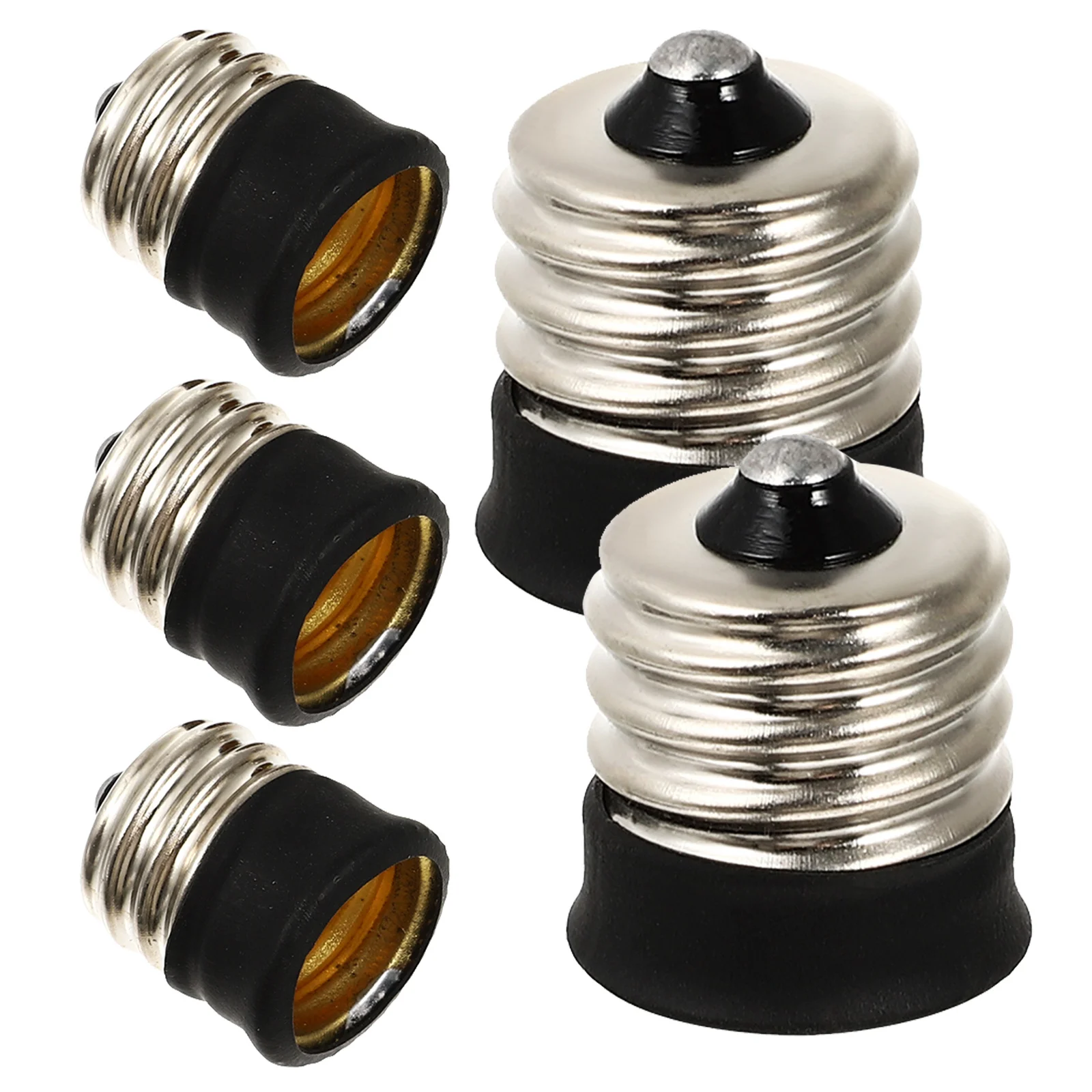 5 قطعة E17 إلى E14 قاعدة مصابيح محول دائم العملي أداء ممتاز E17 إلى E14 قاعدة محول محول مصباح #2