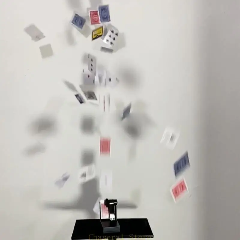 

E7CE Magical Performance Remote Control Card Fountain Tricks Card