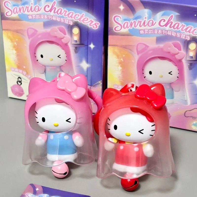 شخصيات سانريو الأصلية الأشباح تظهر سلسلة صندوق أعمى الكرتون أنيمي الشكل ميلودي مرحبا كيتي تحصيل نموذج الهدايا اللعب