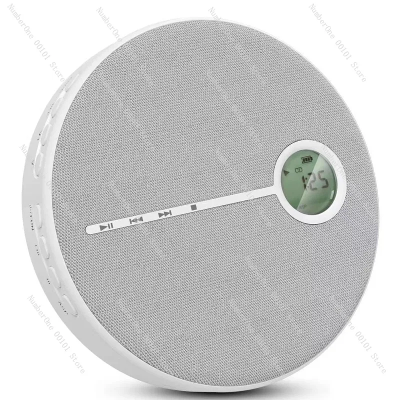 

Portable Bluetooth CD Player with Fabric Cover,Vintage Aesthetic Compact Music Player,Wireless Hi-Fi Audio Device Home or Travel