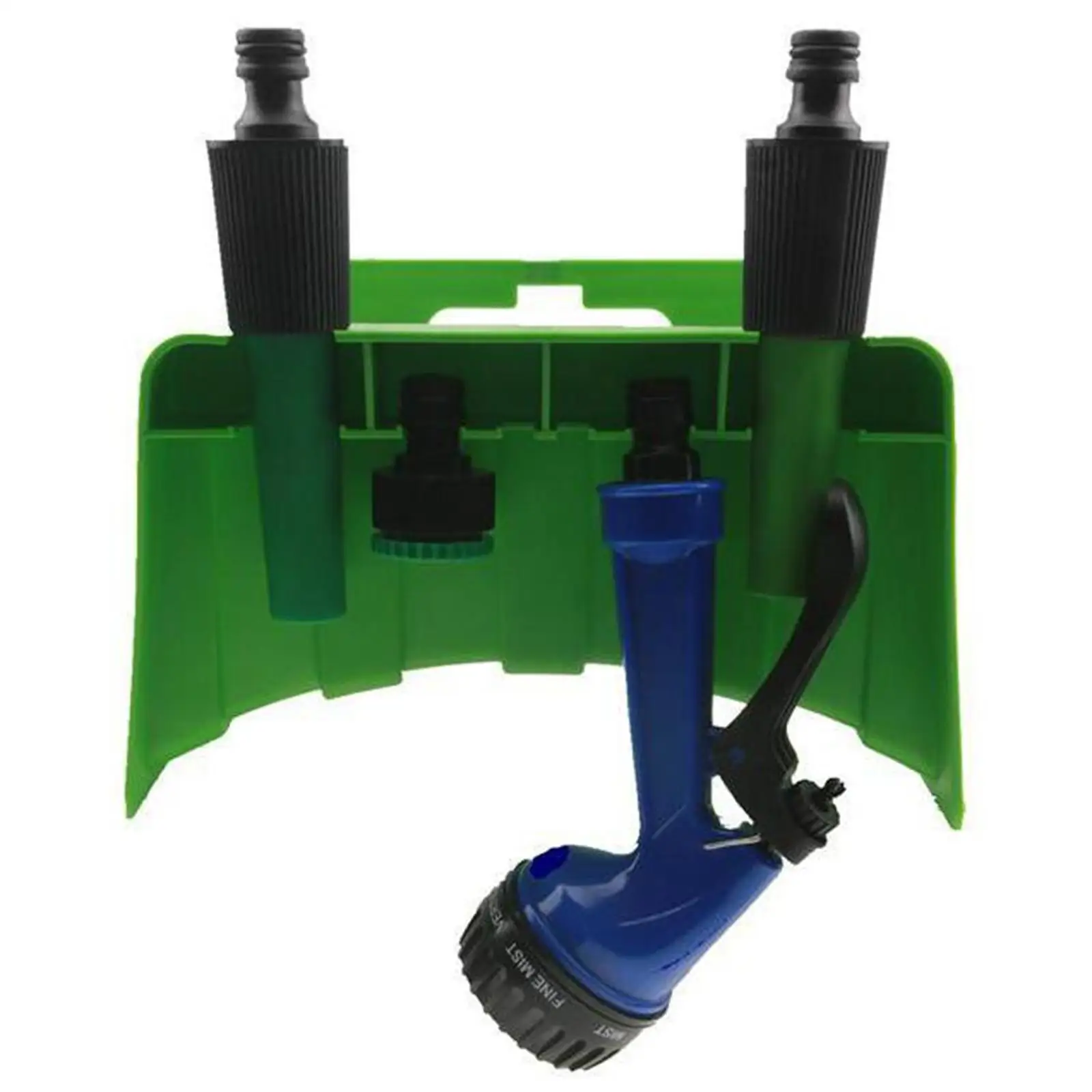 보관함이 있는 호스 릴 벽걸이형 정원 정리함 오렌지