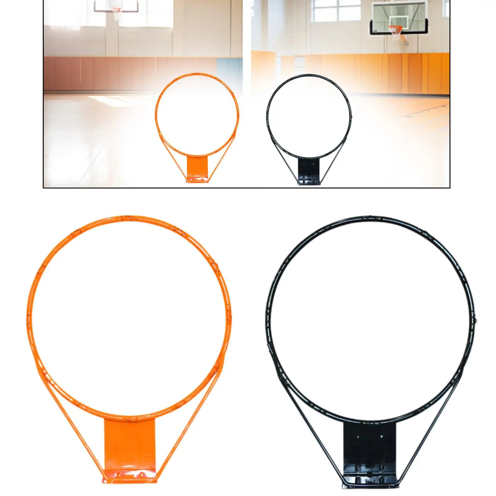 18인치 농구 림 수리 농구 골대 교체용 공원 정원 여행 실내용