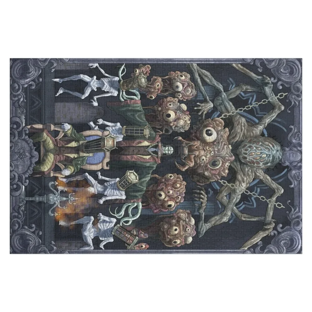 Puzzle en bois Mensis Nightmare avec photo pour adultes, nom personnalisé, jeu pour enfants