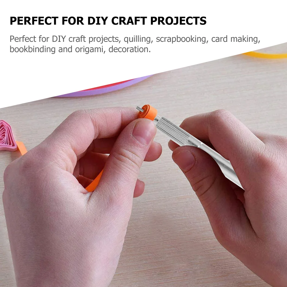 Paper Flower Rolling Tool Quilling Tools and Supplies Reel DIY Kits Metal Pen Slotted