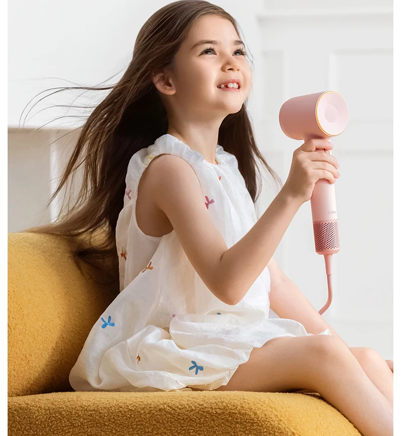 Asciugacapelli ad alta velocità SE2 per la cura dei capelli agli ioni negativi domestici, silenzioso, ad asciugatura rapida, Asciugacapelli Lefen