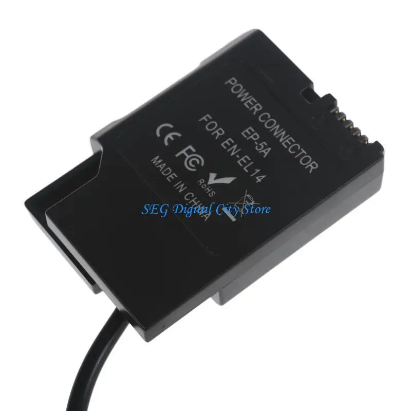 

U75B Type-C to EN EL14 Dummy Battery Camera Power Cable for D3500 D5100 D5200 D5300