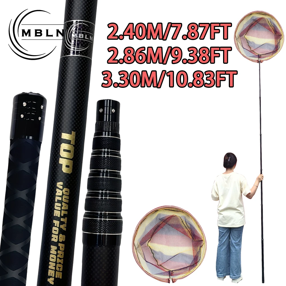 Red Telescópica MBLN Fibra de Carbono con Revestimiento de Goma - imagen 2