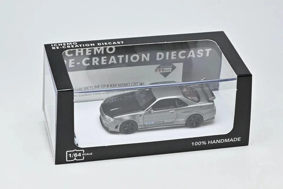 In Stock 1:64 Ichemo 2026 Hec Nissan Skyline Gt-R R34 Nismo Alloy