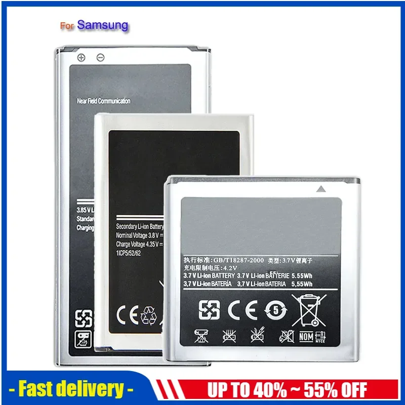 Bateria para samsung galaxy note 1 2 3 4 5 7 8 9 10 plus/s2 s3 s4 s5 s6 s7 s8 s9 mini edge plus sm n910h i9300 i9305 g955f g950f