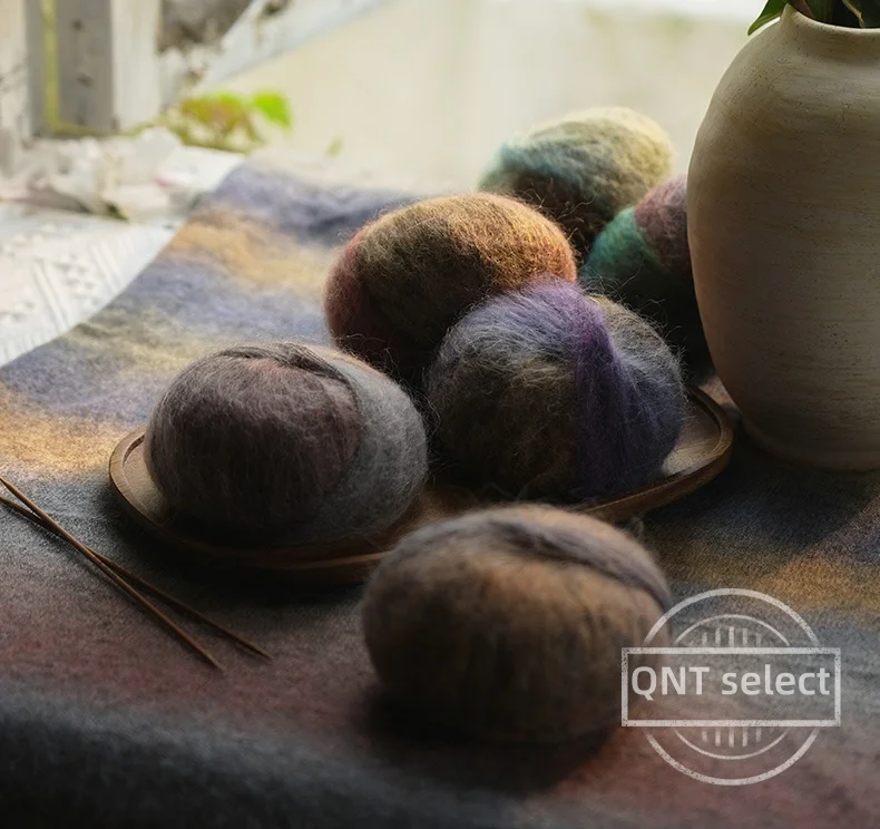 Fine Kid Mohair Merino Wool Yarn, South African Lace Weight Hand Knitting Yarn for DIY Crochet Shawl Sweater