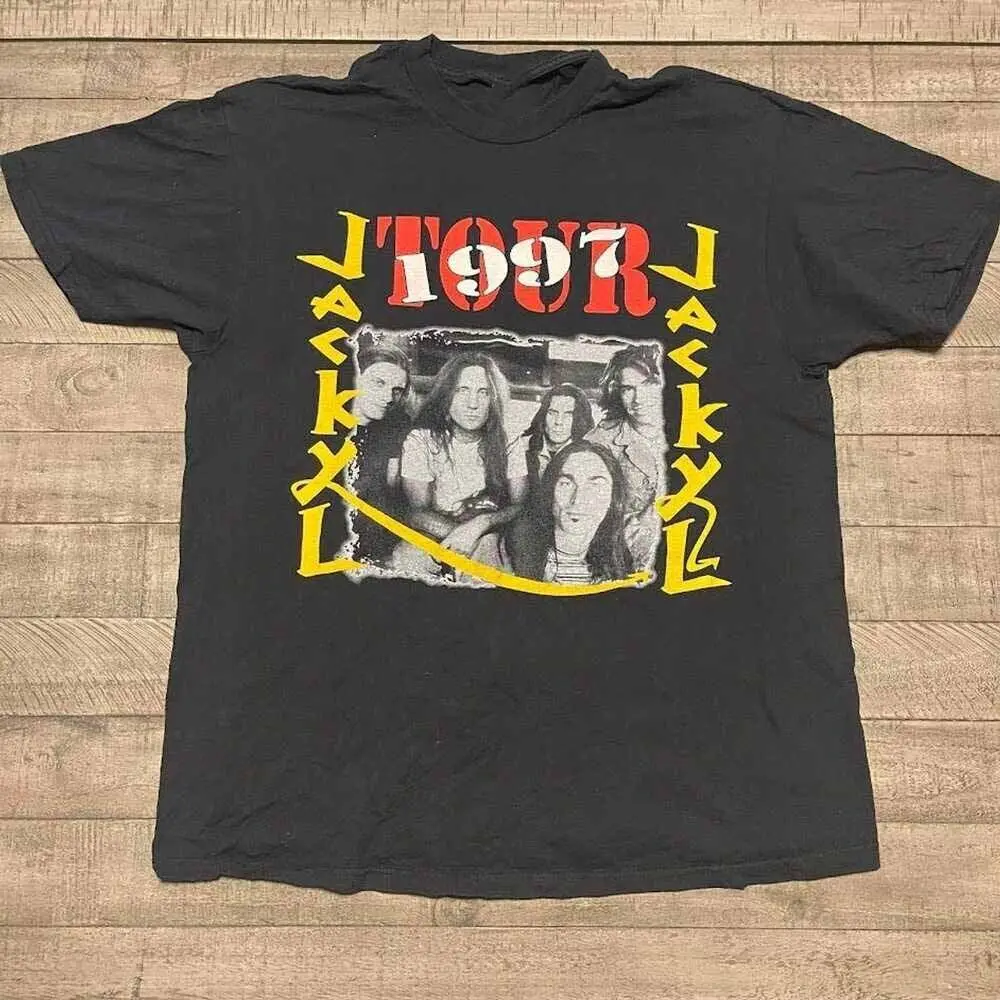 

1997 Jackyl Tour Jackyl Me Off концертная футболка Black унисекс S-5XL HB323