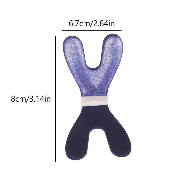 2 كتب/صندوق مزدوج Y نوع أزرق أحمر لدغة ورقة المتاح الأسنان توضيح ورقة لوازم مواد طب الأسنان #6