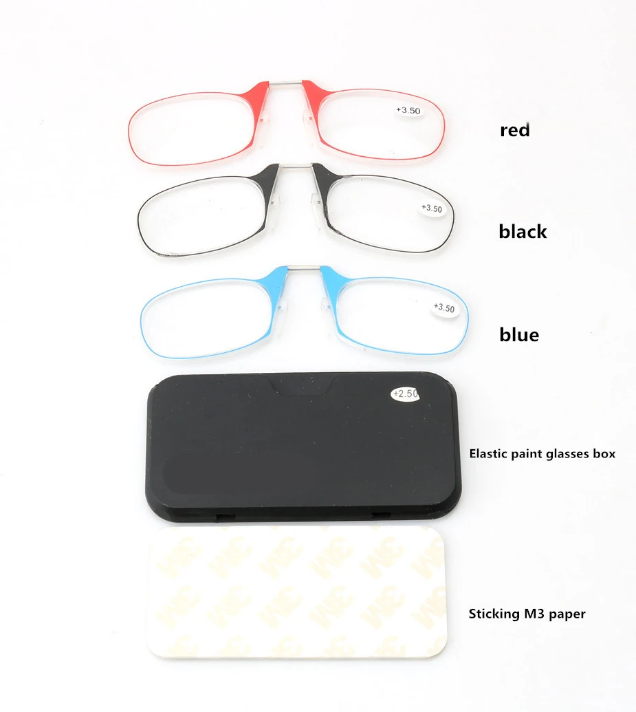 BOYSEEN Neue Modische Nasenclip-Lesebrille mit Ultraleichtem und Praktischem Mobiltelefon-High-Definition-Leseobjektiv – Detail 1