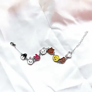 Straykids Straykids Toulavé děti Kreslená nerezová ocelová dekorace na ruku ve tvaru hvězdy stejný styl kapající olej styl výročí pro páry 6 nejlepší prodej Popsocket toulavé děti - №6