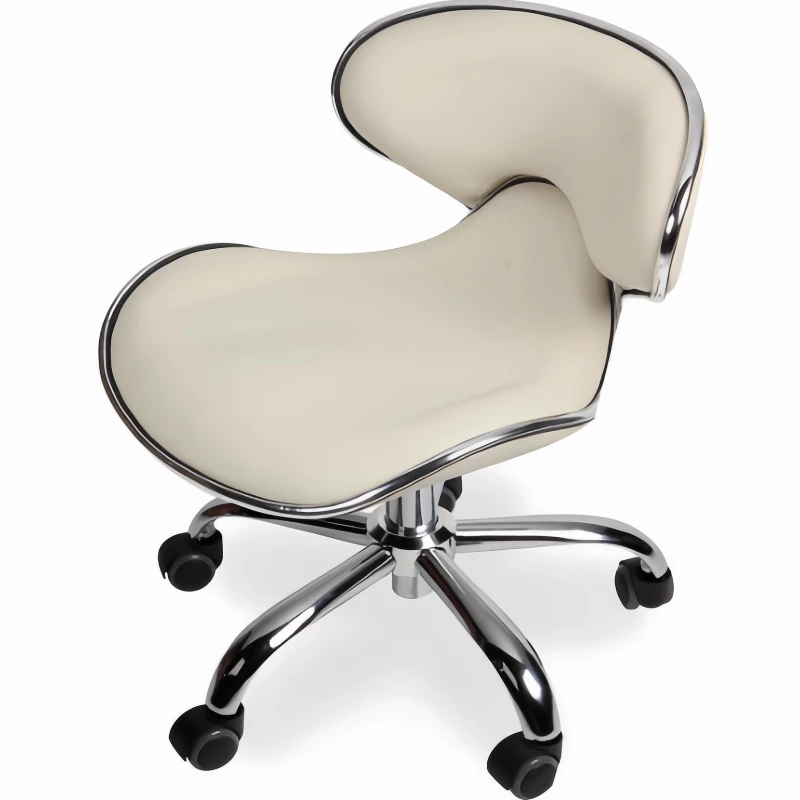 Wheels Beauty Salon Chairs 360° Swivel Salon Cadeira De Barbeiro Furniture Cadeiras Hairdressing Stool Personalized Barber Chair