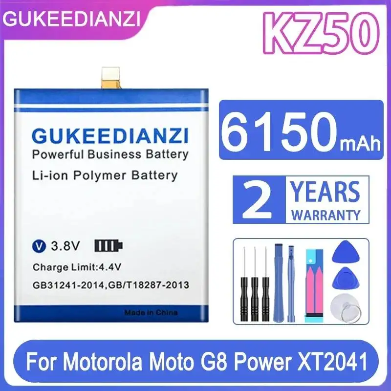Batería para Teléfono Móvil KZ50 Ecológica para Motorola Moto G8 Power, para Moto G8, para Moto One Zoom XT2010-1 6150mAh