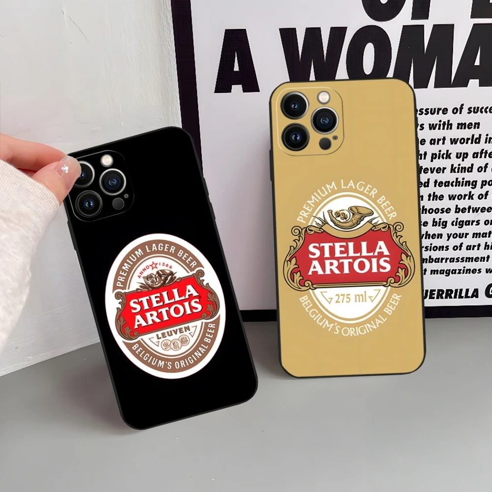 Stella Artois Beer Phone Case For Iphone 16 15 14 13 Pro Mini 11 12 Max Xr X Xs Plus Cover