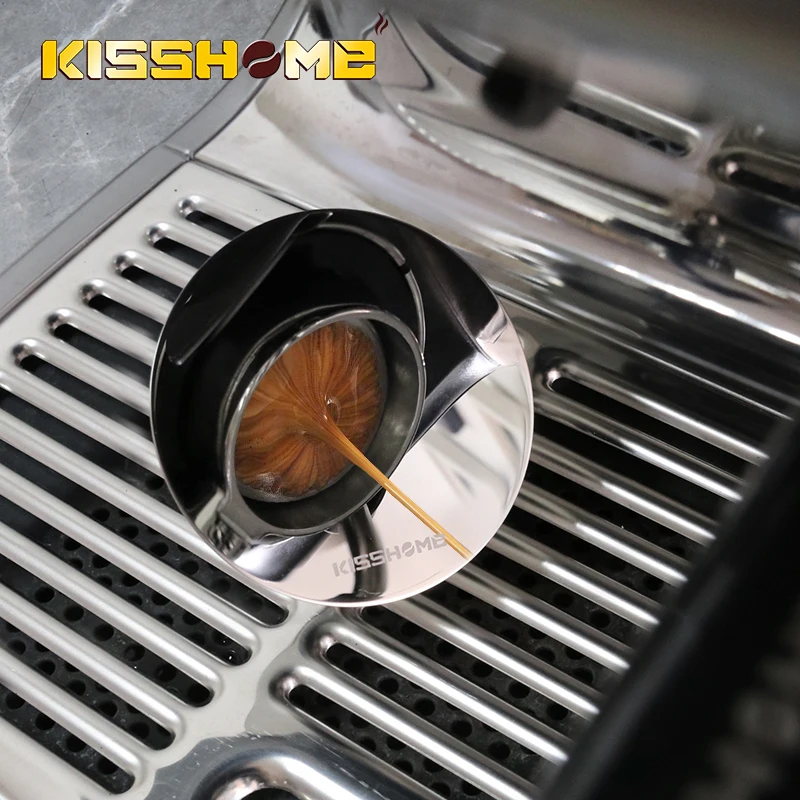 Espresso Extraction Shot Mirror Portafilter Lens ze stali nierdzewnej Obserwacja natężenia przepływu Magnetyczne akcesoria do kawy Narzędzia baristy