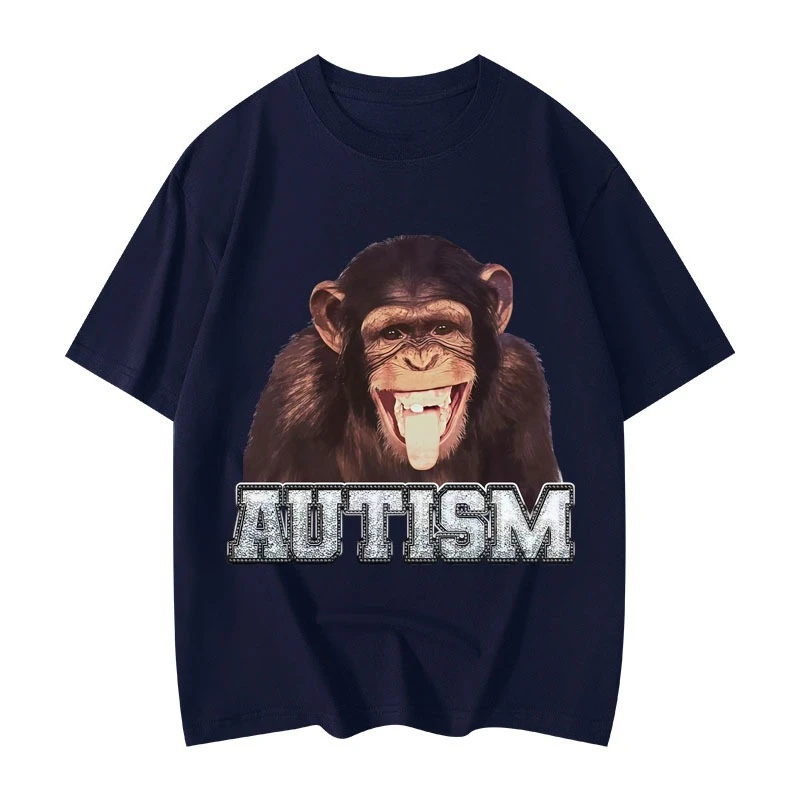 

Футболка с рисунком Monkey Fun Meme для мужчин и женщин, модная футболка высокого качества, летняя повседневная футболка с коротким рукавом