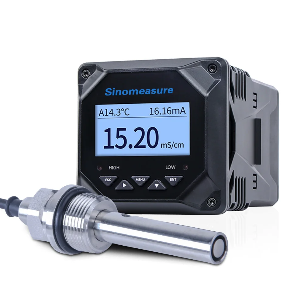 Water treatment Industry ec tds ground water analyzer inline conductivity sensor meter