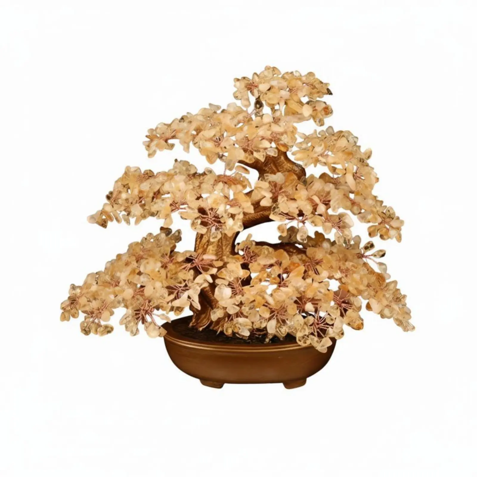 Handmade Crystal Money Tree, Crystal Bonsai, Wealth & Fortune, Housewarming, Business Opening Decoration view 5