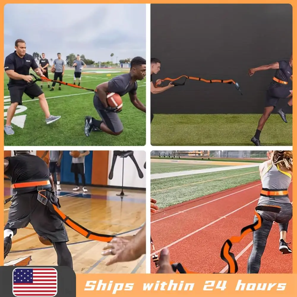 

Speed Training Kit with Jump Rope Resistance Training Belt Resistance Band for Sprint Football Basketball Soccer Youth Adult