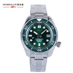 Heimdallr SBDX001 Men's Dive Watch 42mm Green Dial Sapphire Ceramic Bezel NH35 Automatic Movement 30Bar Water Resistant MM300