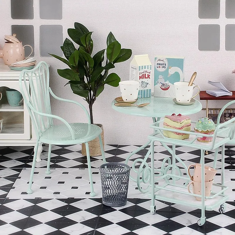 Aizulhomey ตุ๊กตา ABS สองสีกระเบื้อง BJD ตุ๊กตาบลายธ์ OB11 Lol ตุ๊กตาอุปกรณ์เสริมแผ่นเฟอร์นิเจอร์ห้องครัว