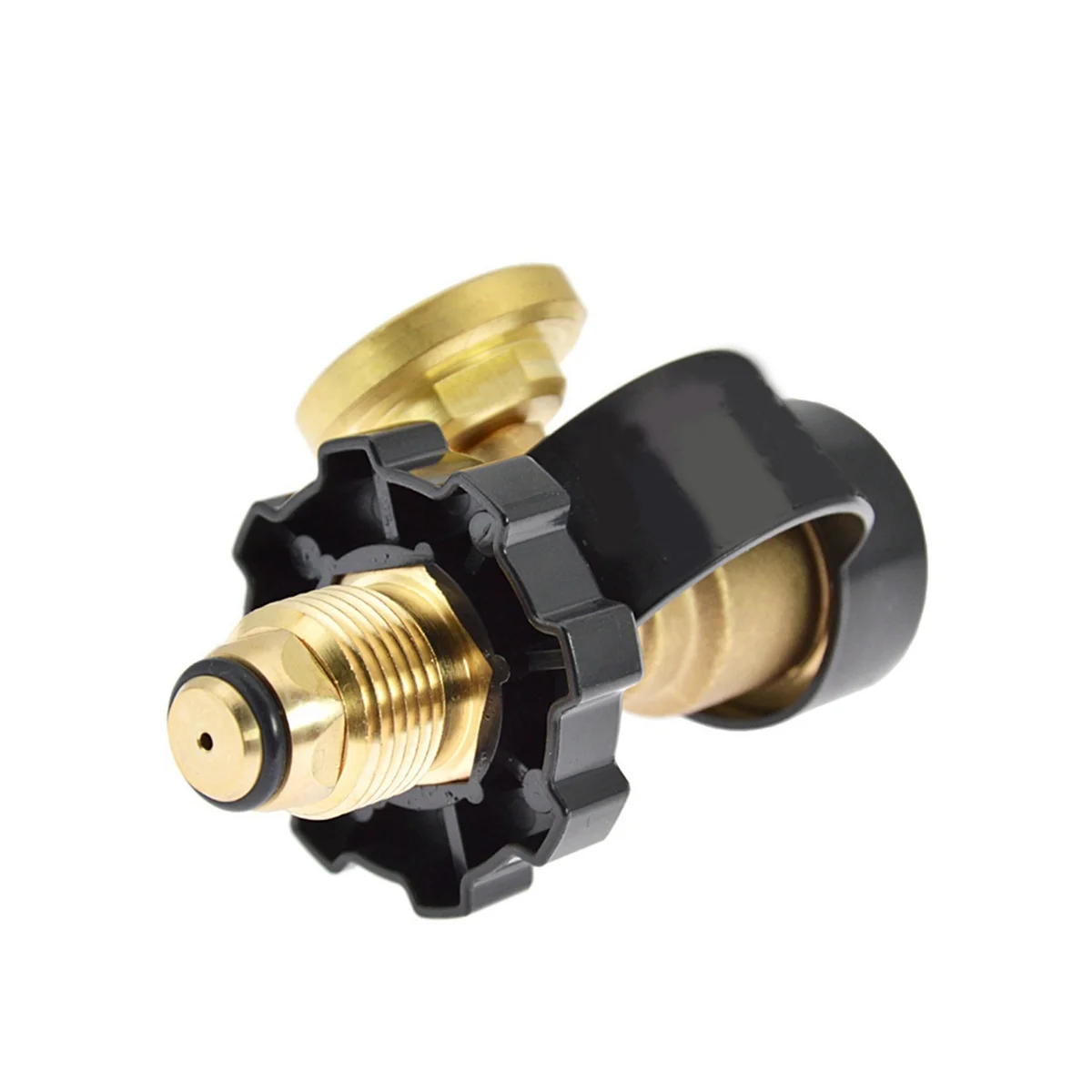 Conector adaptador de propano con manómetro luminoso, convertidor de tanque de Gas, SL-YK01-1