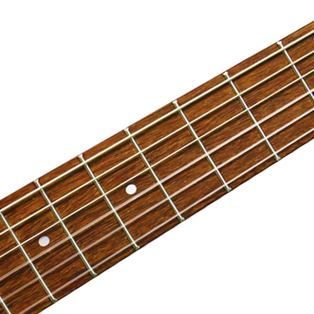 MS2812 28 Zoll Guitalele, Akustische Ukulele, Mini-Reisegitarre mit Palisander-Griffbrett, Natürliche Oberfläche – Detail 3