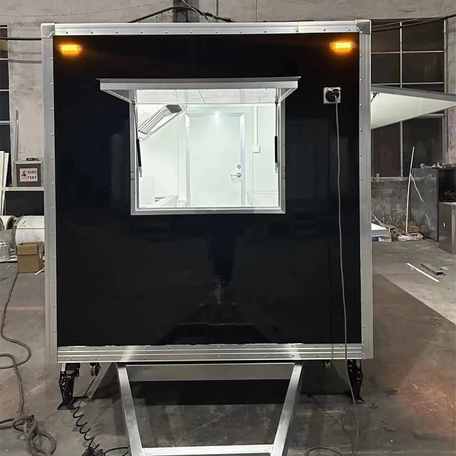 Compact Waffle and Fried Ice Cream Cart with Vintage Wheels, Perfect for Tourist Areas and Markets