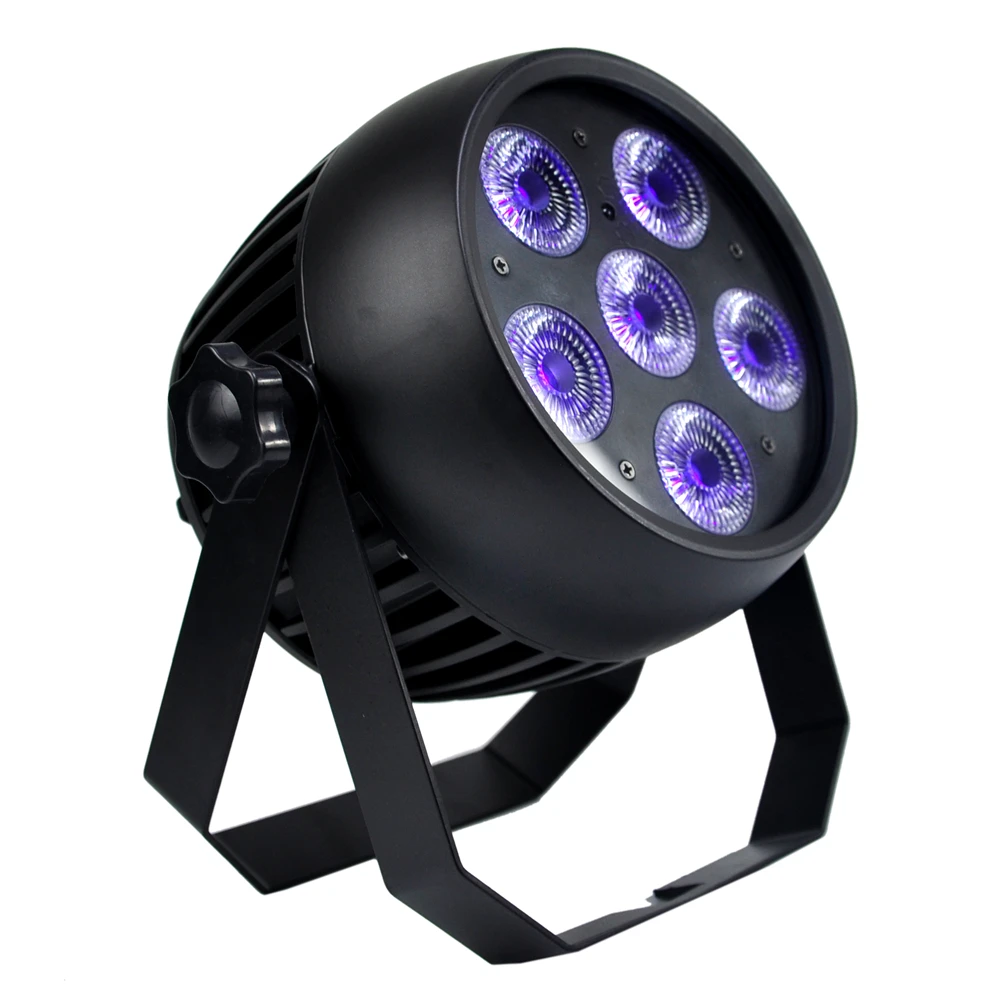 12pcs Building Wash 6x18w RGBWA UV 6in1 Wall Led Washer IP65 Battery Waterproof Battery Powered Stage Lighting 6/10 Channels