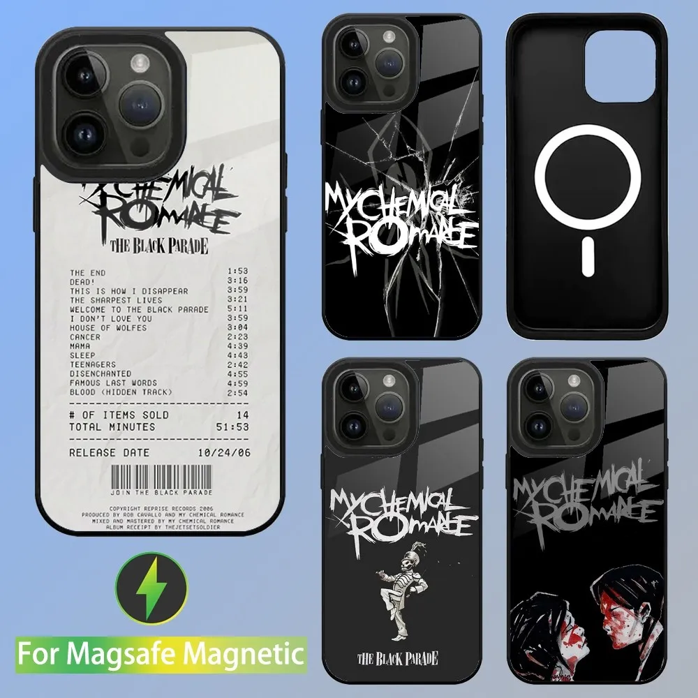 

COOL My C-Chemical R-Romance Phone Case For iPhone 15,14,13,12,11,Plus,Pro,Max Mini Magsafe Magnetic Wireless Charging