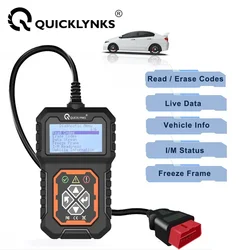 QUICKLYNKS T31 OBD2 Scanner Car Full EOBD Scanner Check Auto Engine System Diagnostic Tools Automotive Professional Code Reader