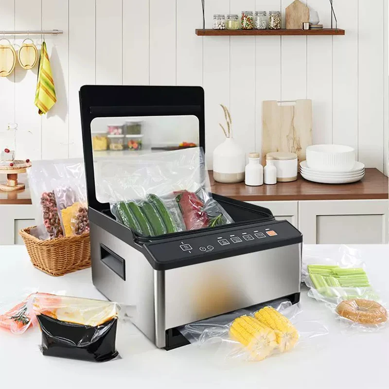 

Fully Automatic Food Vacuum Sealer VP160 Ultra Heavy-Duty Bag Sealer with External Vacuum Function -0.98 Bar