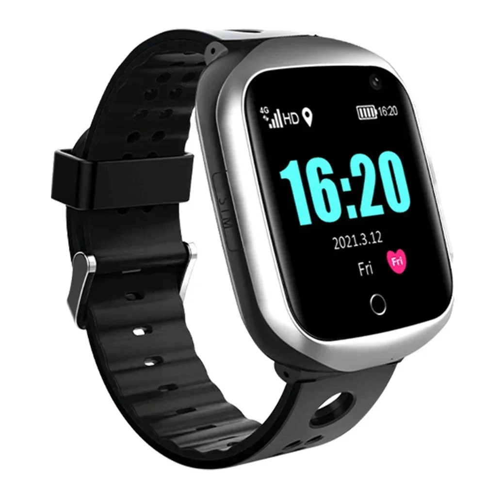 Magnetic Charging Gps Watches With Camera Video Calling LTE 4G Sos Adult Watches Gps Tracker