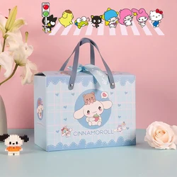 Kawaii Cinnamoroll Kuromi Melody Gift Box Gift Paper Packaging Souvenir Sanrios Anime Cartoon High End Wedding Gift Box Birthday