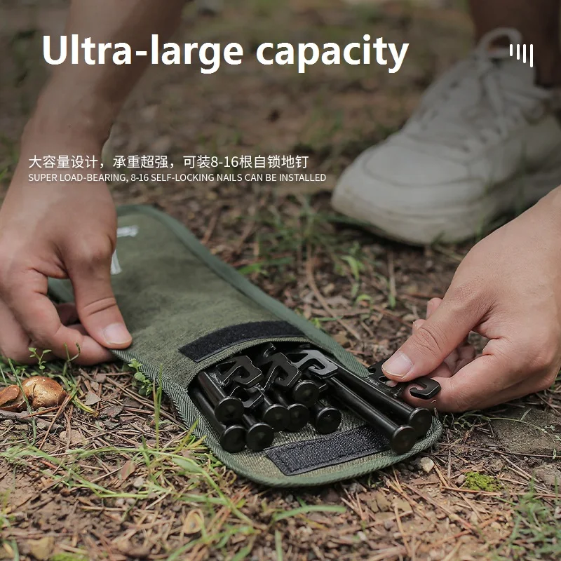 Outdoor nail bag camping kit multifunctional nail storage bag camping Oxford cloth large accessories