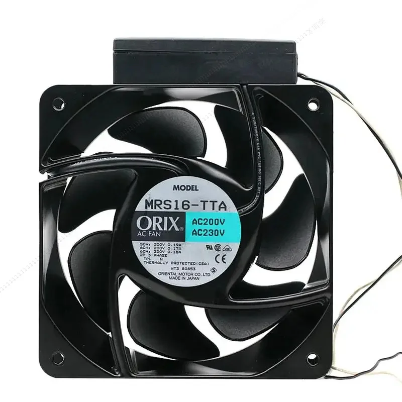 

W New MRS16-TTA For Orix 16Cm 16062 160Mm AC 220V 230V High Temperature Resistant Industrial Cabinets Cooling Fan