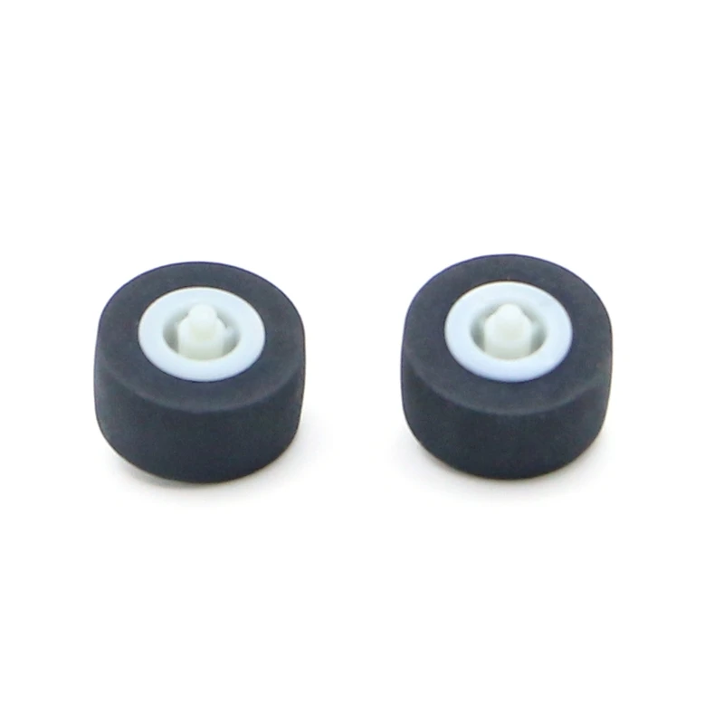 5x Black Rubber Bearing Roller Guide Pulley Wheel Pinch Roller 13x6x2mm for Sony RS-CH770 RS-BX501 Drop Shipping