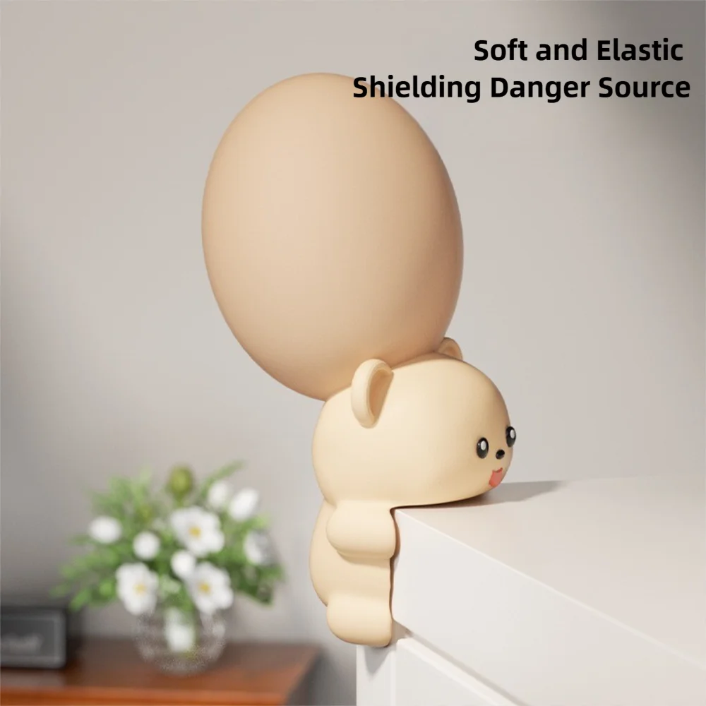 2pcs Set Baby Safe Table Corner Protector Soft Rabbit Dinosaur Bear Anti-collision Angle PVC Safety Edge Guard for Children