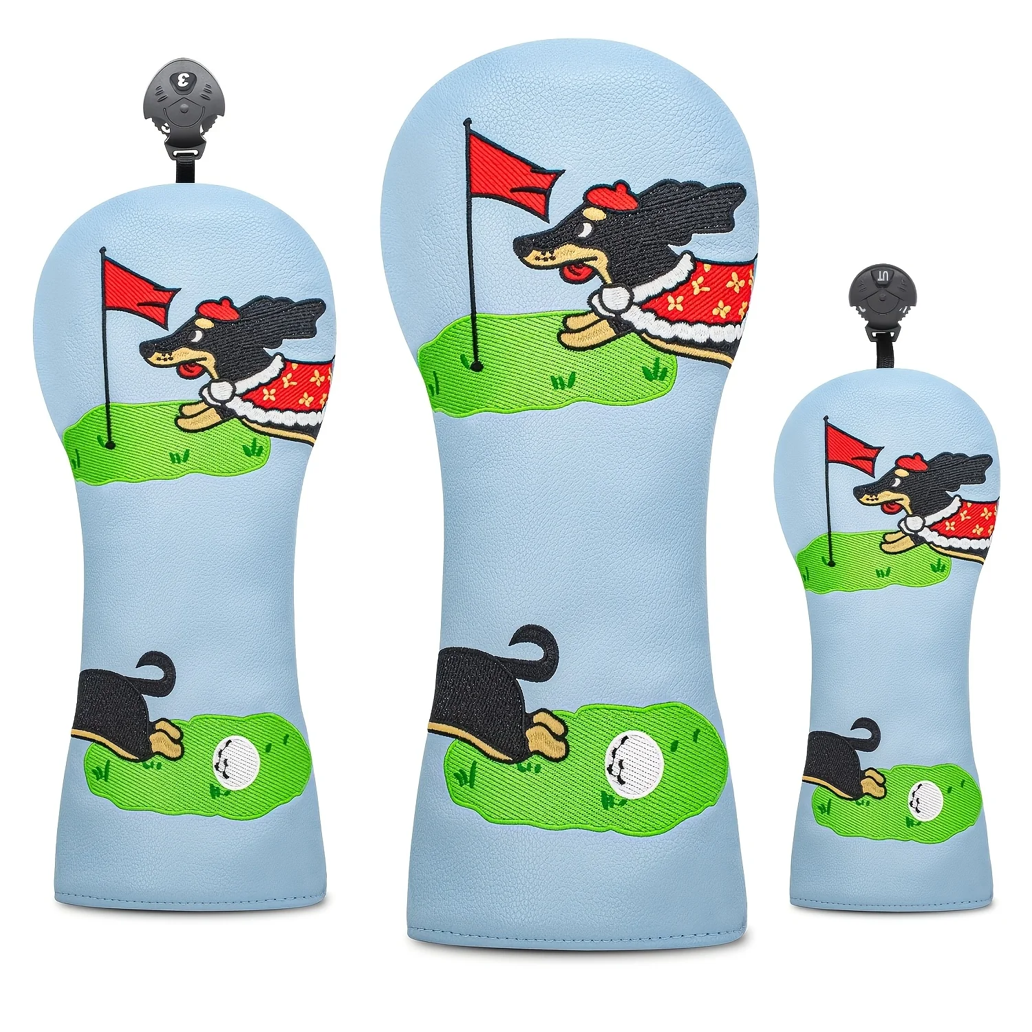 1-unidade-3-unidades-de-capa-protetora-para-taco-de-golfe-com-formato-de-cachorrinho-fofo--adequado-para-driver-madeira-fairway-hibrido-ideal-para-entusiastas-de-atividades-ao-ar-livre