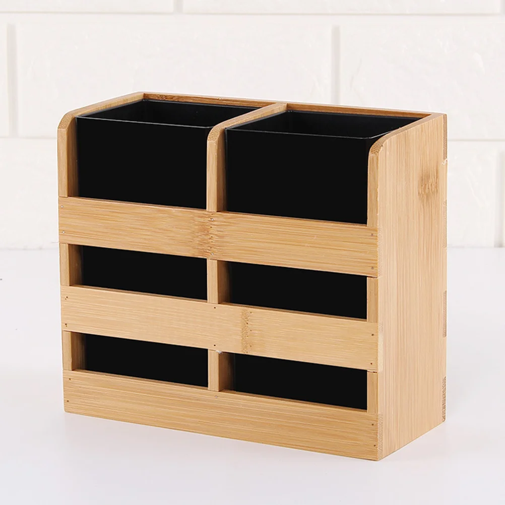 

Bamboo Utensil Holder Premium Wood Kitchen Organizer Chopsticks Crock Caddy for Spatula Fork Cutlery Kitchen Organizer