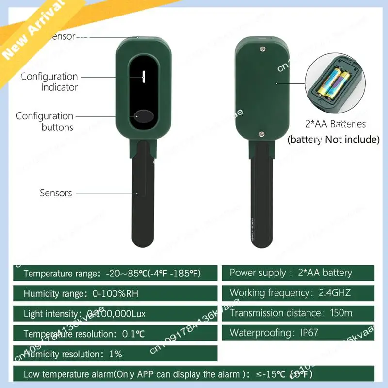 

M01K Zigbee умный измеритель влажности почвы Tuya App Control тестер почвы датчик температуры и влажности со шлюзом для сада в горшке