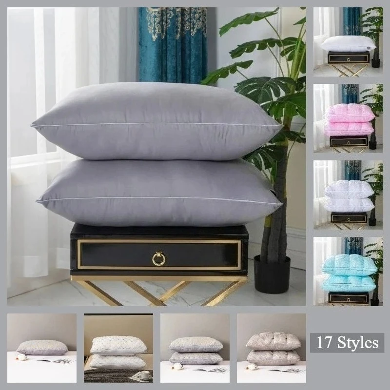 1PC Luxury Specifically Designed for Cervical Spine Protection and Sleep Aid Home Use Dormitory Single Pillow Core 48x74cm