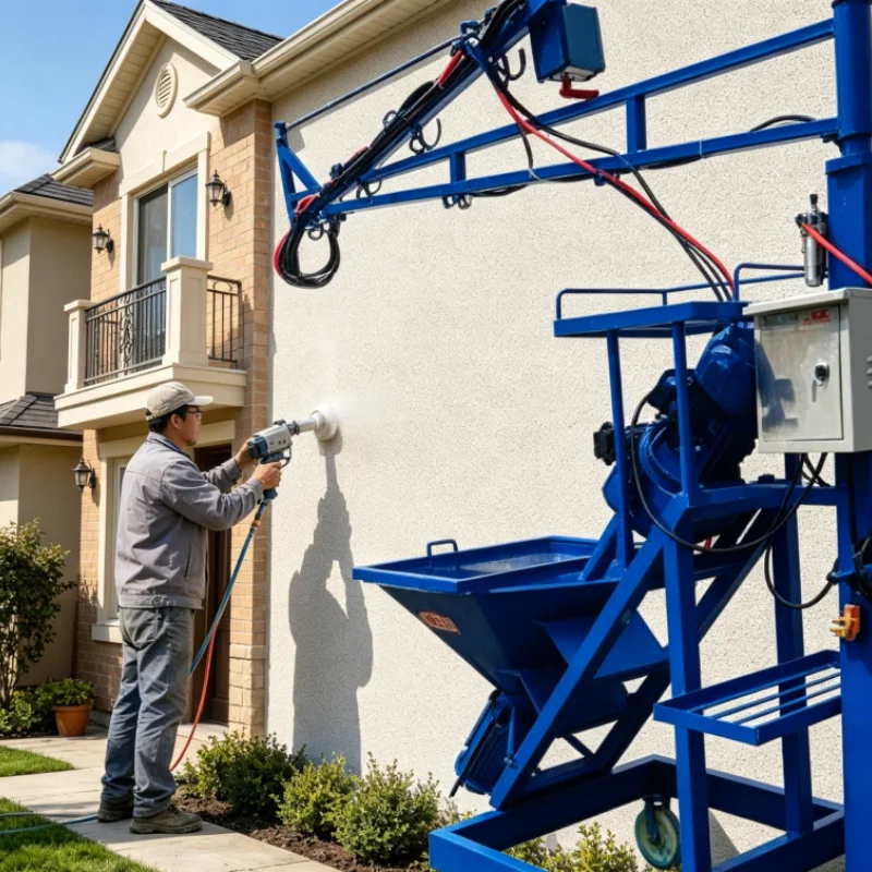 GRC GRG Fiberglass Cement Mortar Sprayer European Structural Components Suspended Carving Crafts Equipo