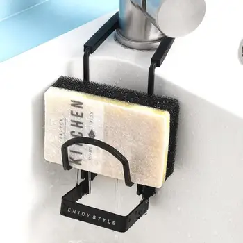 Durable Sink Caddy Sink Sponge Holder Small Kitchen Bathroom Metal Organizer Liquid Dish…