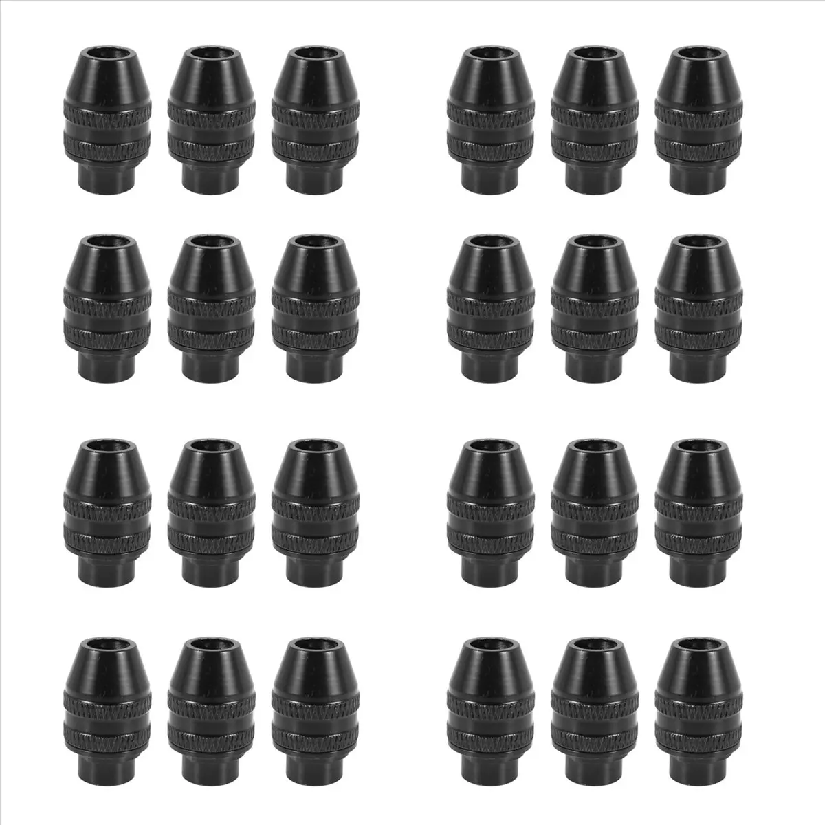 

SEO 24Pcs Multi Quick Change Keyless Chuck Universal Chuck Replacement for Dremel 4486 Rotary Tools 3000 4000 7700 8200